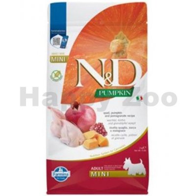 N&D Pumpkin Dog Adult Mini Grain Free Quail & Pomegranate 2 kg