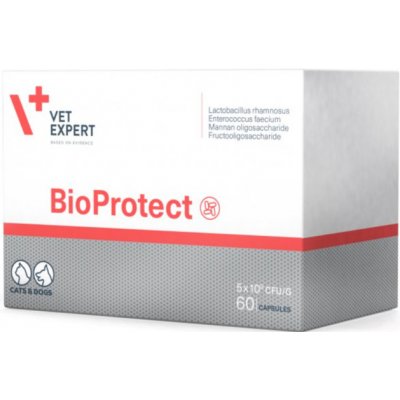 Vet Expert BioProtect probiotikum pro psy a kočky 60 kapslí
