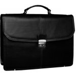 Triton kožená pánská ručně šitá aktovka Gabriel černá – Zboží Dáma