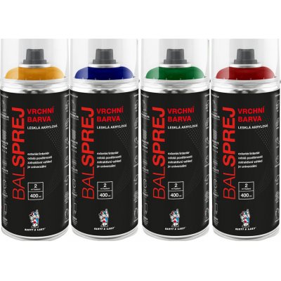 Barvy a laky Hostivař Univerzální akrylová barva ve spreji 400 ml šedomodrá – Sleviste.cz