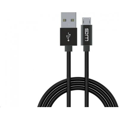 WG 6856 Datový Micro USB na USB-A 1m černý – Zboží Živě