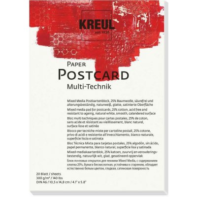 Kreul rozměr pohlednice A6 300 g/m2 20 listů – Hledejceny.cz