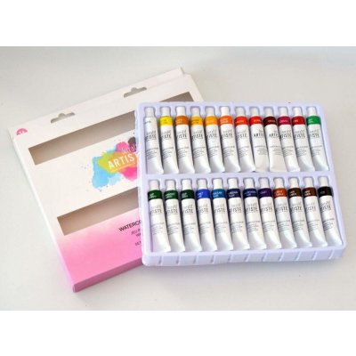 Akvarelové barvy ARTISTE sada 24x12ml – Hledejceny.cz