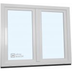 KNIPPING Plastové okno - 70 AD, 1500x1200 mm, O+OS klapačka, bílá – HobbyKompas.cz