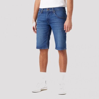 Wrangler pánské džínové šortky W15VYL31Q COLTON shorts Blue Arcade – Zboží Mobilmania
