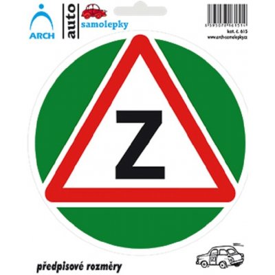 Samolepka "Začátečník" - předpisová – Hledejceny.cz