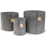 Root Pouch Grey 30 l textilní květináč 35x30 cm – Sleviste.cz