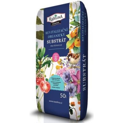Rašelina Soběslav Revitalizační organický substrát 50 l – Zboží Dáma