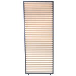 Rojaplast PANEL ZASTÍNĚNÍ WOOD, SKLÁPĚCÍ LAMELY, HORIZONTÁLNÍ 1,3 m pro bioklimatickou pergolu – Zbozi.Blesk.cz