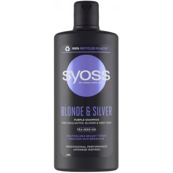 Syoss Blonde & Silver šampon pro zesvětlené, blond a šedé vlasy 440 ml