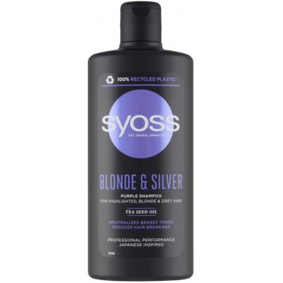 Syoss Blonde & Silver šampon pro zesvětlené, blond a šedé vlasy 440 ml – Zbozi.Blesk.cz