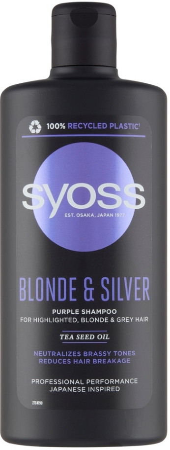 Syoss Blonde & Silver šampon pro zesvětlené, blond a šedé vlasy 440 ml