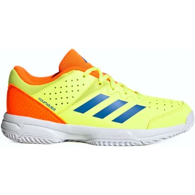 adidas Court Stabil Junior Indoor Shoes Hi-Res Yellow/Ray Blue/Lucid Orange – Sleviste.cz