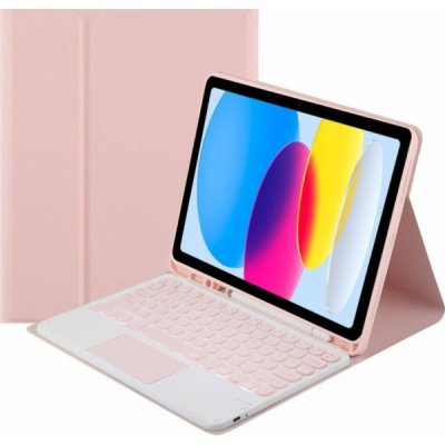 Strado Case s touchpad klávesnicí pro Apple iPad 10.9 22 TPIP22 růžový univerzální – Zbozi.Blesk.cz