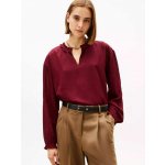 Tommy Hilfiger Check Print Chiffon vínová – Hledejceny.cz