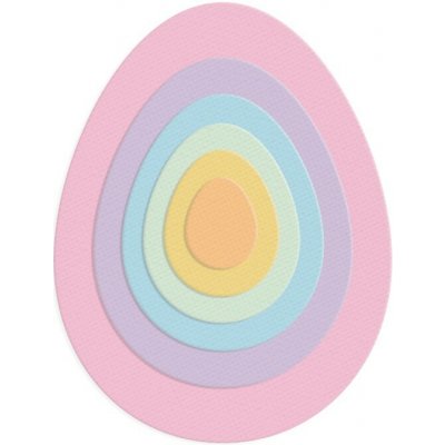 DP Craft Sada vyřezávacích šablon vajíčka 9,7 x 12,5 cm – Zboží Mobilmania