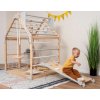 Montessori smyslová pomůcka Montessori Furniture dětský domeček Home color se skluzavkou,rampou a doplňky