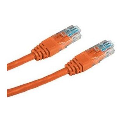 Datacom 50271656 Patch UTP cat5e, 0,5m, oranžový