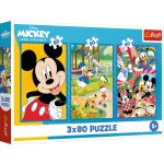 TREFL Tým Mickey Mouse 3x80 dílků – Hledejceny.cz
