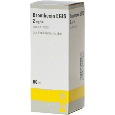 BROMHEXIN EGIS POR 2MG/ML POR SOL 60ML – Hledejceny.cz