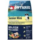 Ontario Senior Mini Fish & Rice 2,25 kg