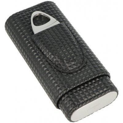 Angelo pouzdro na 2 doutníky diamond black – Sleviste.cz