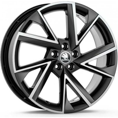 Škoda Vega 7x18 5x100 ET39 gloss black – Sleviste.cz