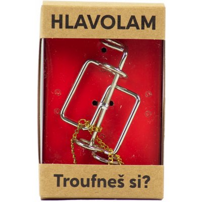 Kovový hlavolam dva obdélníky – Sleviste.cz