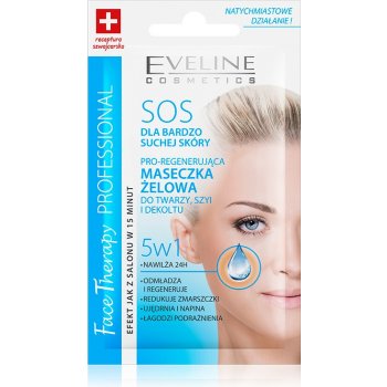 Eveline Cosmetics Face Therapy Professional SOS gelová regenerační maska 7 ml