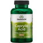 Swanson Caprylic Acid Kyselina kaprylová 600 mg x 60 softgelových kapslí – Hledejceny.cz