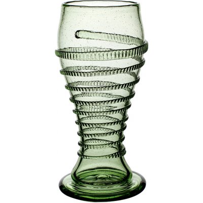 Sklářská huť Tomi Lesní sklo - sklenice na pivo skleněný půllitr s rádlovou spinou 500 ml – Hledejceny.cz