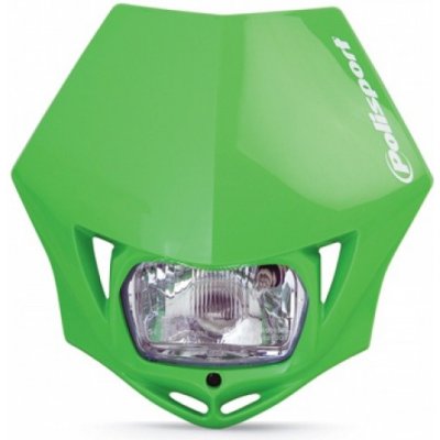 POLISPORT světlomet přední model mmX (žárovka klasická) barva zelená | Zboží Auto