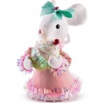 MagicHome Dekorace Vánoce Candy Line myška růžová 27 cm – Hledejceny.cz