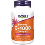 NOW Foods Buffered Vitamin C-1000 Komplex s 250 mg bioflavonoidů PH 90 tablet – Hledejceny.cz