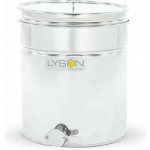 LYSON Nádoba čeřící nerezová 50 l / ~70 kg, s nerezovým kohoutem 6/4", horizontální síto CLASSIC – Zboží Dáma