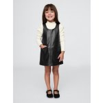 GAP Baby koženkové šaty Černá – Zboží Dáma