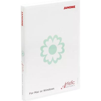 Vyšívací program Janome Artistic Digitizer Junior v češtině – Zboží Mobilmania
