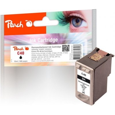 Peach Canon PG-40, Black, 23 ml