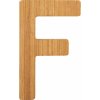 Dekorace Small Foot bambusové písmeno F