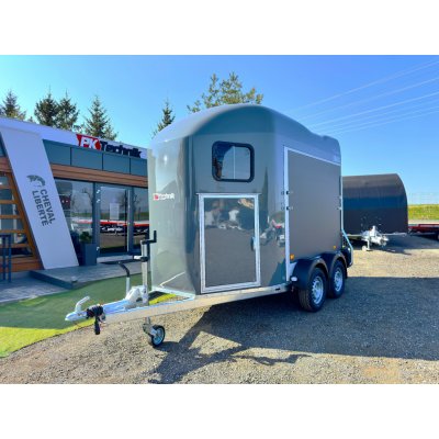 CHEVAL LIBERTE Přívěs pro koně ORIGINS PLYWOOD®, ŠEDÝ, sedlovna – Sleviste.cz