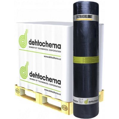 DEHTOCHEMA-TN Protiradonový pás Extrasklobit PE oxidovaný se skelnou rohoží 4mm (10m2) – Zboží Mobilmania