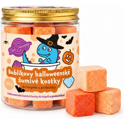 Pure Harmony Bublíkovy šumivé kostky do koupele s probiotiky 180 g – Zboží Mobilmania