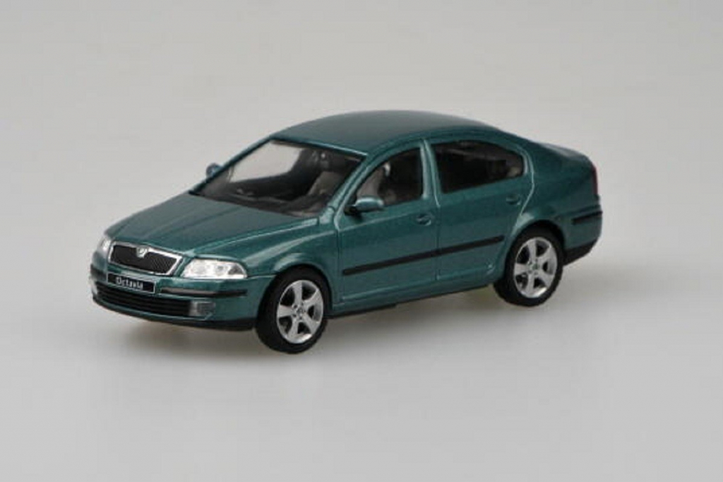 Abrex škoda Octavia II Combi Island Metalíza 2004 Zelená 1:43