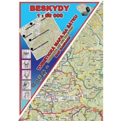 Excart Maps Beskydy - mapa na šátku