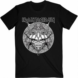 Iron Maiden tričko Senjutsu Samurai Graphic White Black