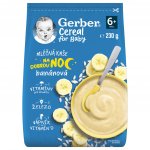 Gerber Cereal for Baby Mléčná kaše na dobrou noc banánová 230 g – Zboží Dáma