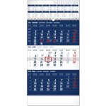 Nástěnný 3měsíční standard modrý s českými jmény 29,5 × 43 cm 2025 – Sleviste.cz