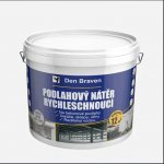 Podlahový nátěr Den Braven RYCHLESCHNOUCÍ, kbelík 4 kg, šedý – Sleviste.cz