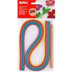 APLI Quilling APLI sada papírové proužky s rolovacím nástrojem – Zboží Dáma