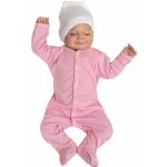 Kojenecký růžový bavlněný overal – Zbozi.Blesk.cz